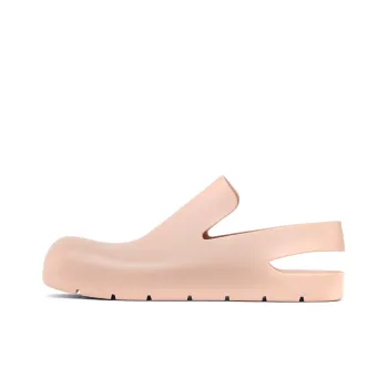 Bottega Veneta Rubber Slingback Puddle Shoe Peach Pink