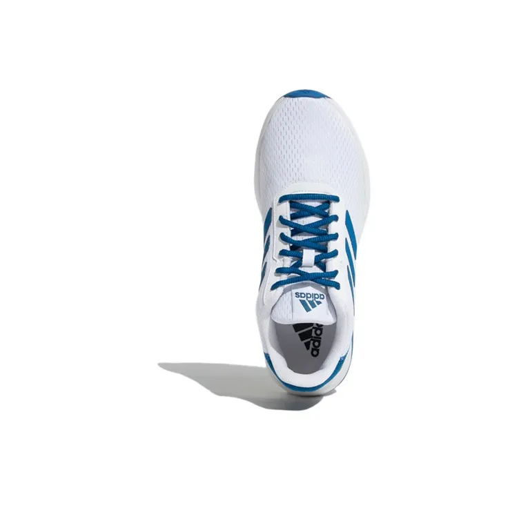 Adidas Runesy Cushioning Anti-Slip And Wear-Resistant Low-Top Running Shoes Men's White Blue-3