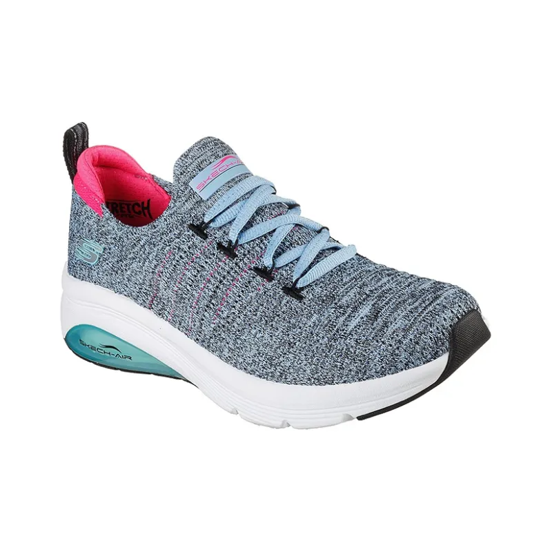 Skechers SKECH-AIR EXTREME 2.0 Anti-Slip Wear-Resistant Low-Top Running Shoes Women's Gray Blue-2