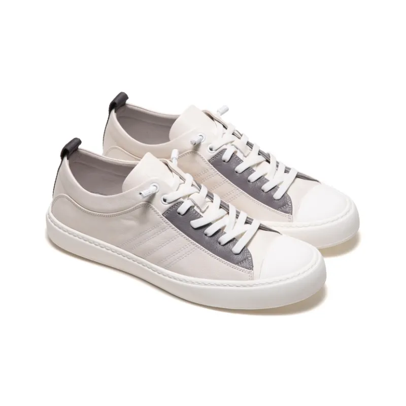 Anthony Miles Stylish Skateboarding Shoes Men's White-2