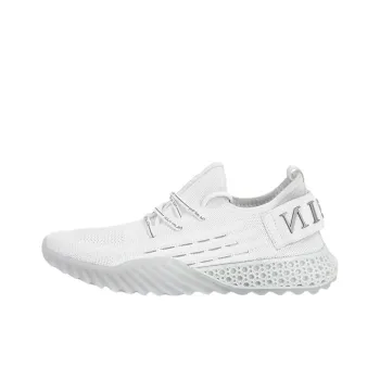 PHILIPP PLEIN Iconic Plein Casual Shoes Unisex Low-Top White