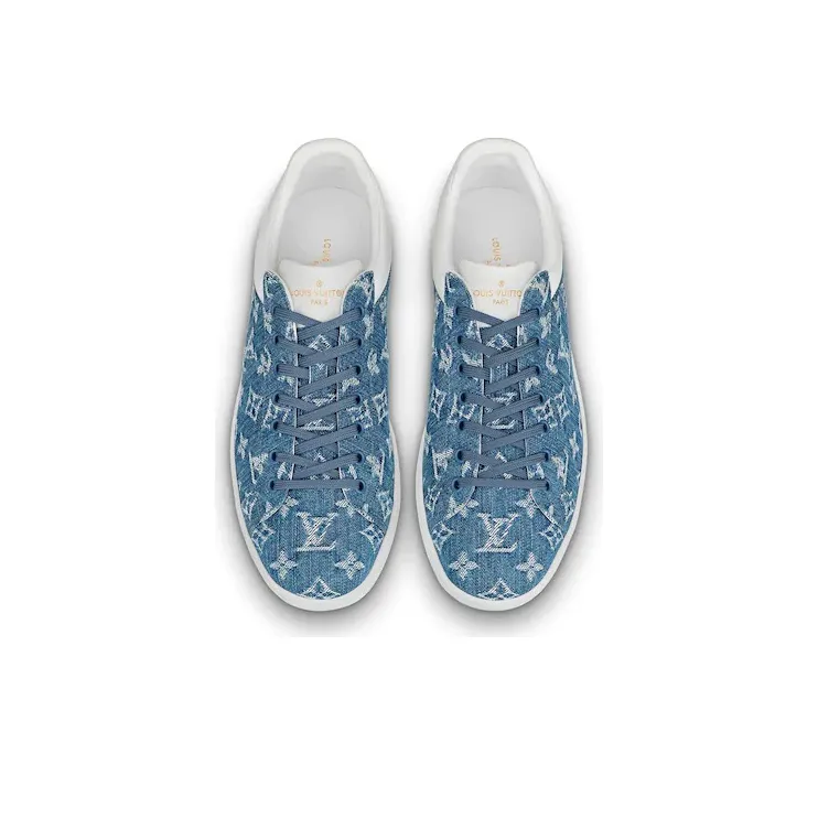 LOUIS VUITTON Luxembourg Sneakers 'Denim Blue'-2