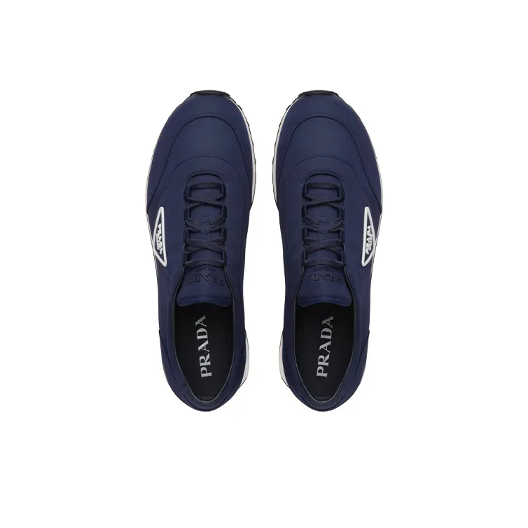 PRADA Low Top Casual Shoes Men's Blue-3