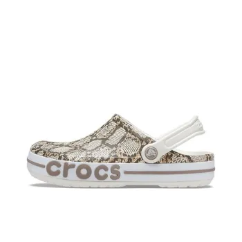 Crocs Bayaband Clogs Unisex Snakeskin Print