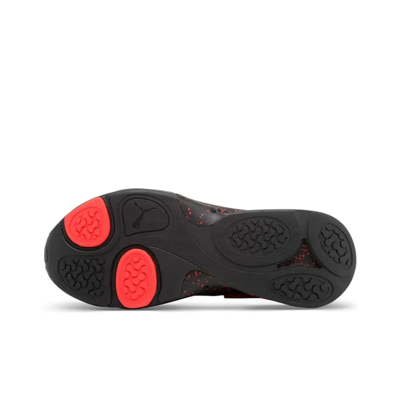 PUMA Xetic Halflife Running Shoes Men Low Top Black/Red-4