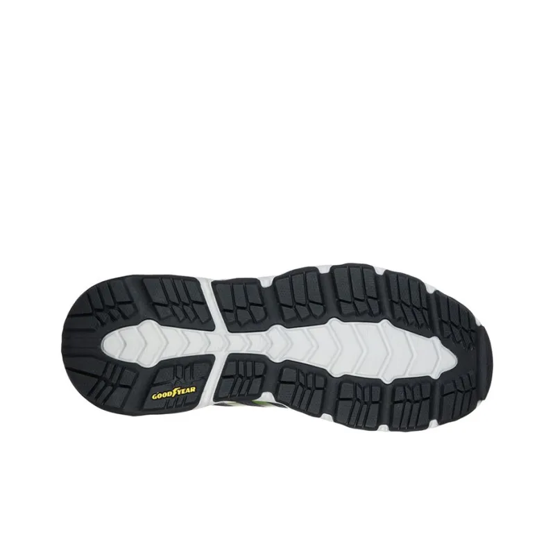 Skechers ARCH FIT GLIDE-STEP TRAIL Cushioning Anti-Slip And Wear-Resistant Low-Top Running Shoes Men's Black Yellow-4