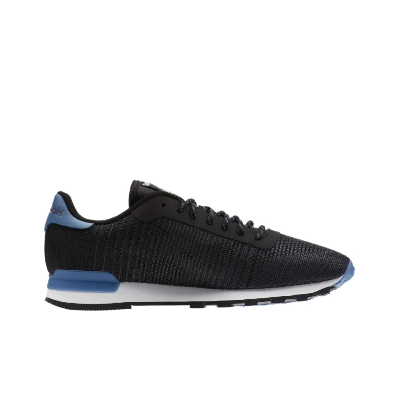 Reebok Classic Leather Running Shoes Men Low-Top Black-1