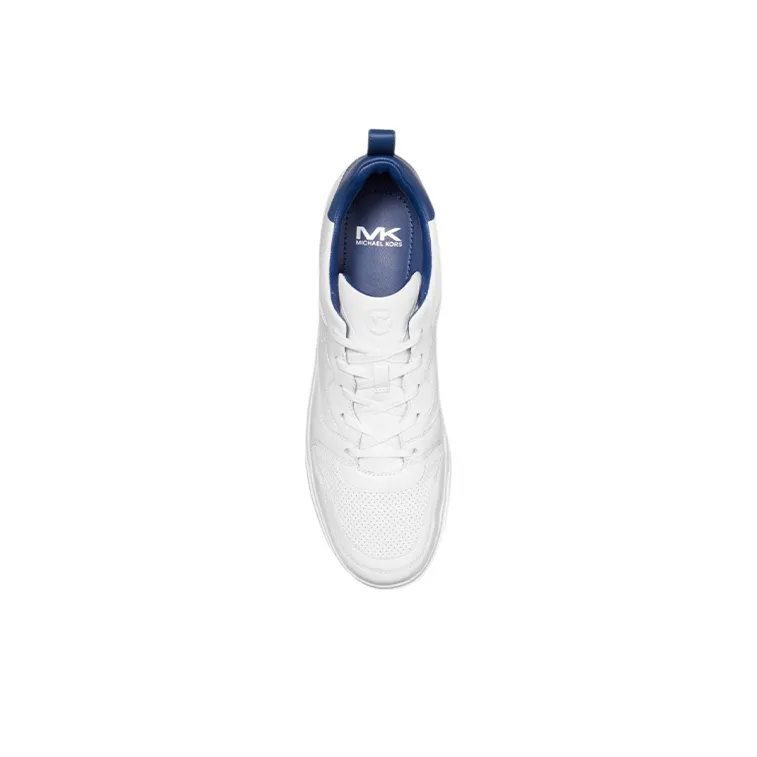 MICHAEL KORS Baxter Low Top Stylish Skateboarding Shoes · Men's White-3