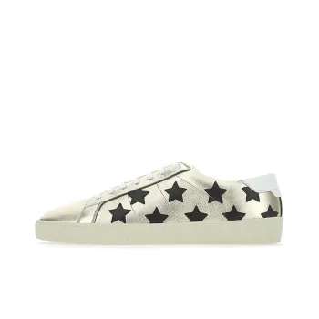 SAINT LAURENT Low Top Athletic Shoes Men's Gold