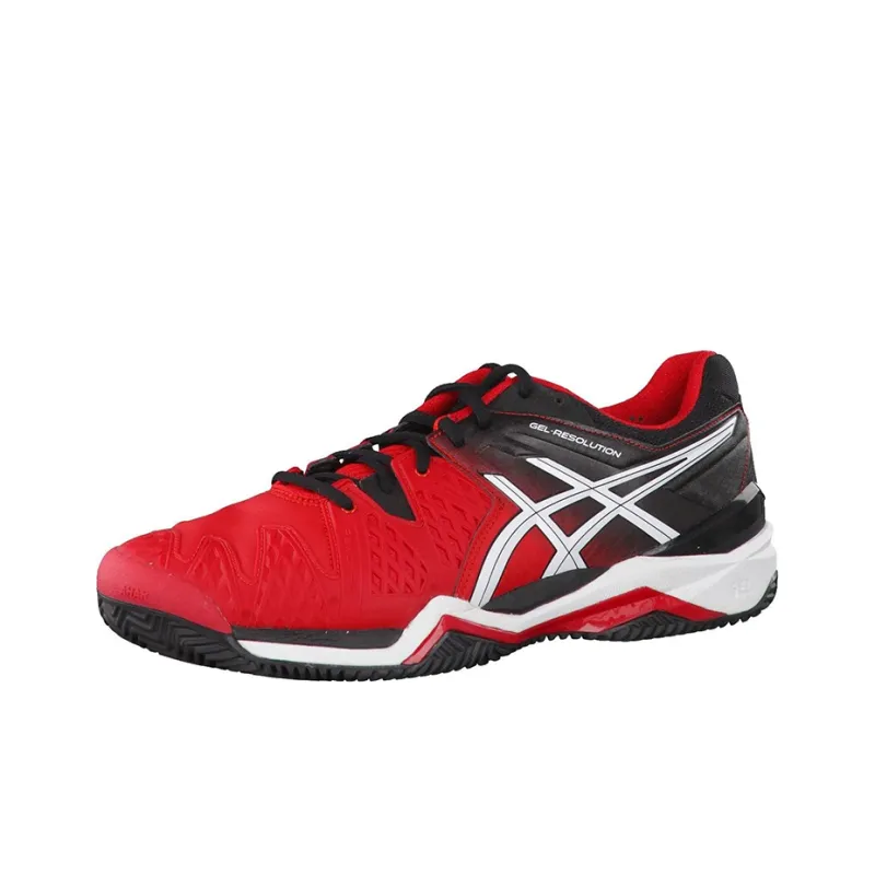 Asics Gel-Resolution 6 Running Shoes Men Low-Top Red/Black-2