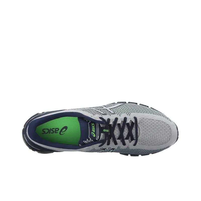 Asics Gel-Quantum 360 Cm Wear-Resistant Low-Top Running Shoes Men's Gray Blue Green-3
