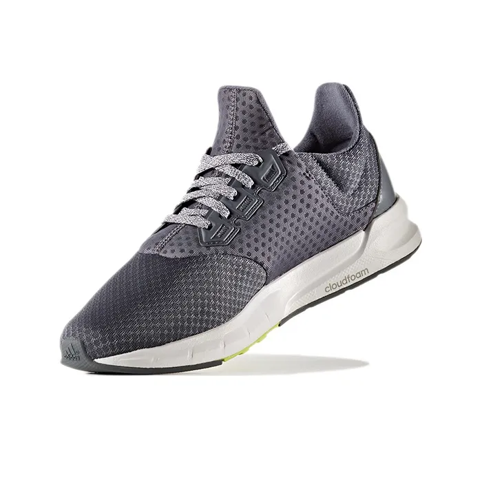 Adidas Falcon Elite 5 Wear-Resistant Low-Top Running Shoes Men's Gray White-2