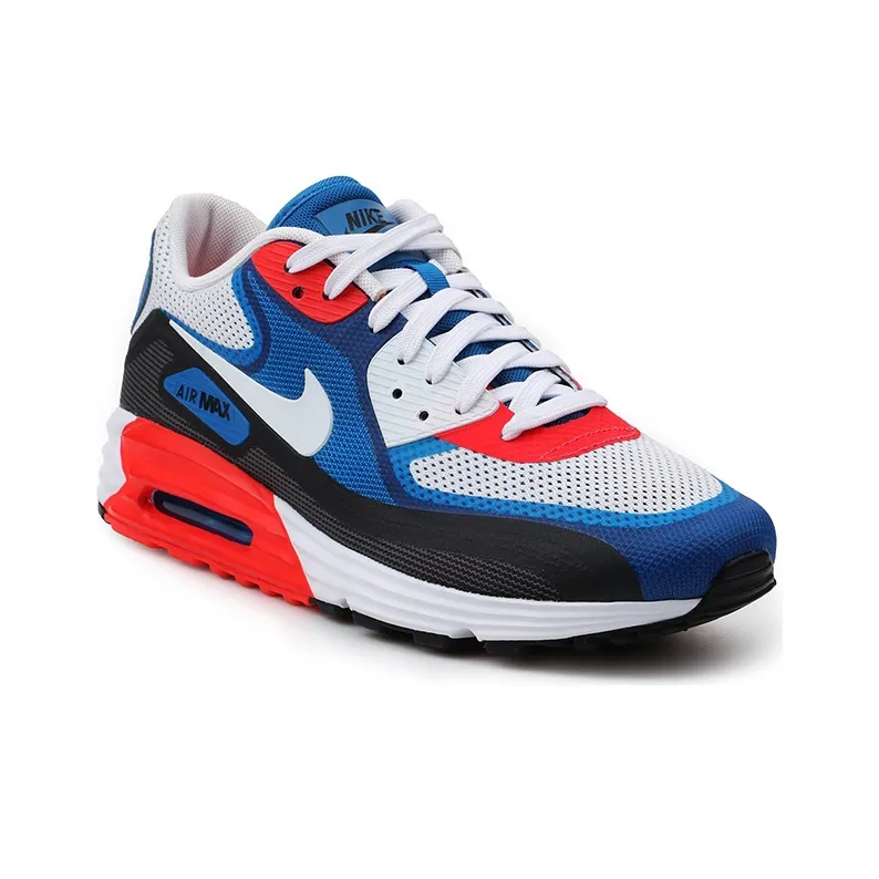 Nike Air Max Lunar 90 Grey Blue Red-3