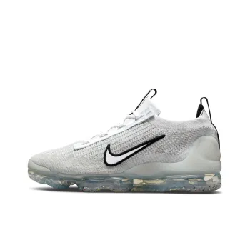 Nike Air VaporMax 2021 Fk White Black Metallic Silver