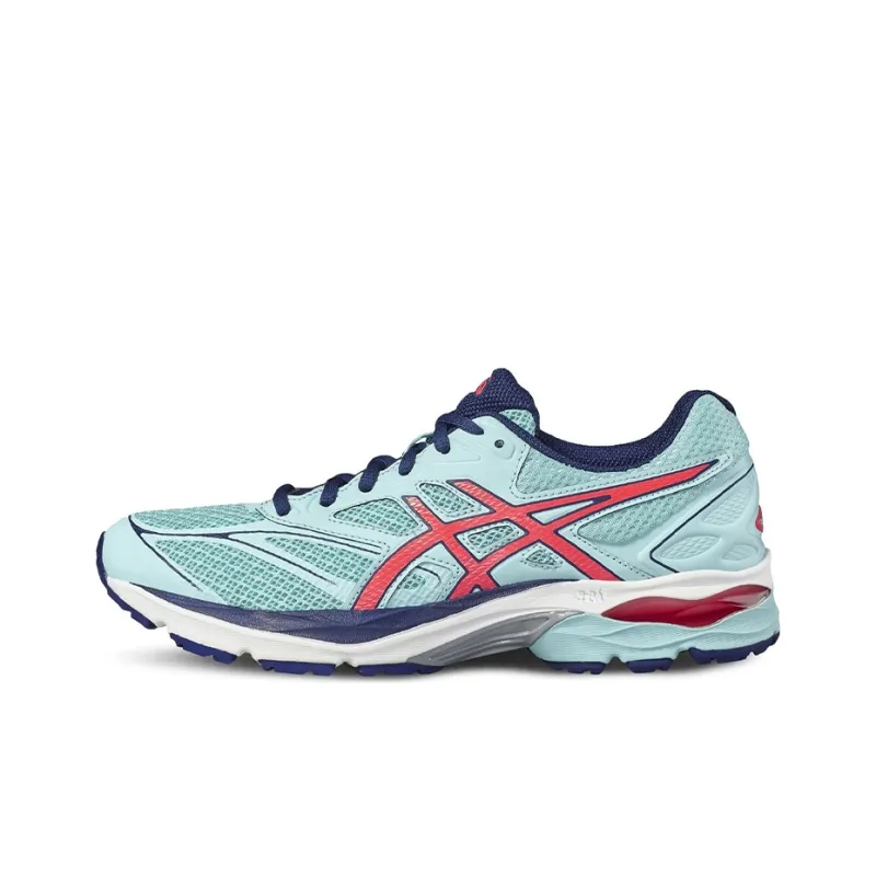 Asics Gel-Pulse 8 Wear-resistant Non-slip And Breathable Low-Top Running Shoes Women's Blue Red-0