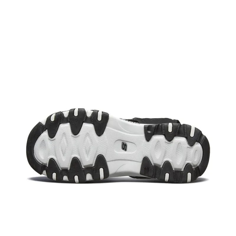 Skechers D Lites 2.0 Sandals 'Black White' Women's-3