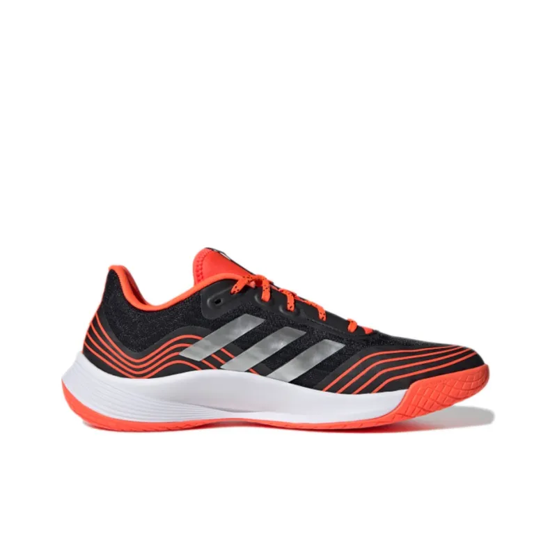 Adidas Novaflight Anti-Slip Wear-Resistant Low-Top Running Shoes Men's Black Orange-1