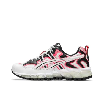Asics Gel-Nandi 360 Durable Breathable Low-Top Running Shoes Women's White Black Pink