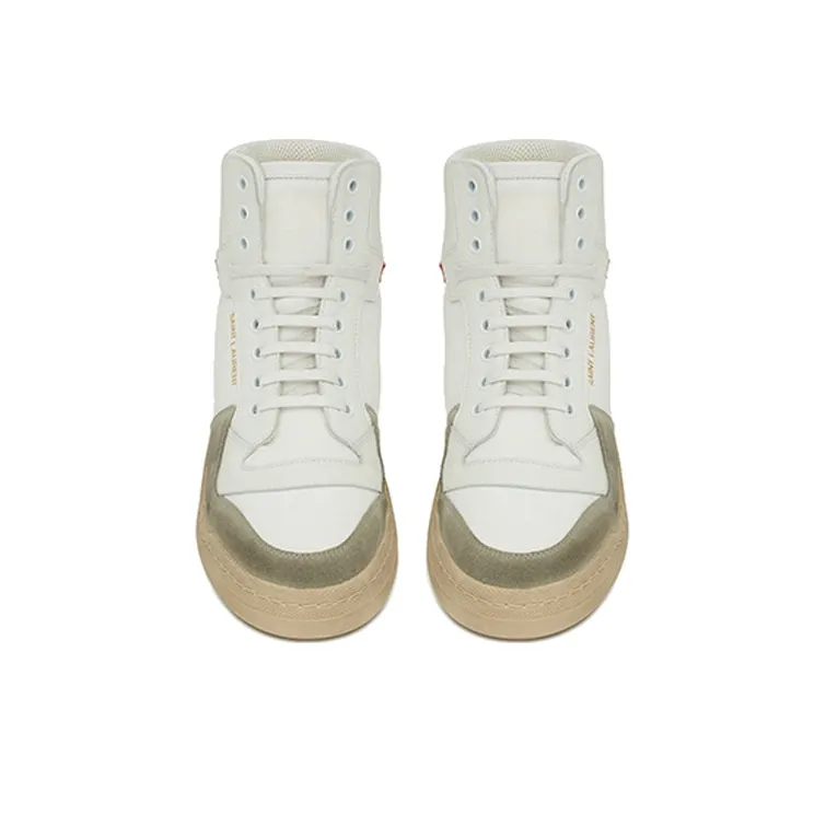 SAINT LAURENT SL24 Mid-Top Sneakers-2
