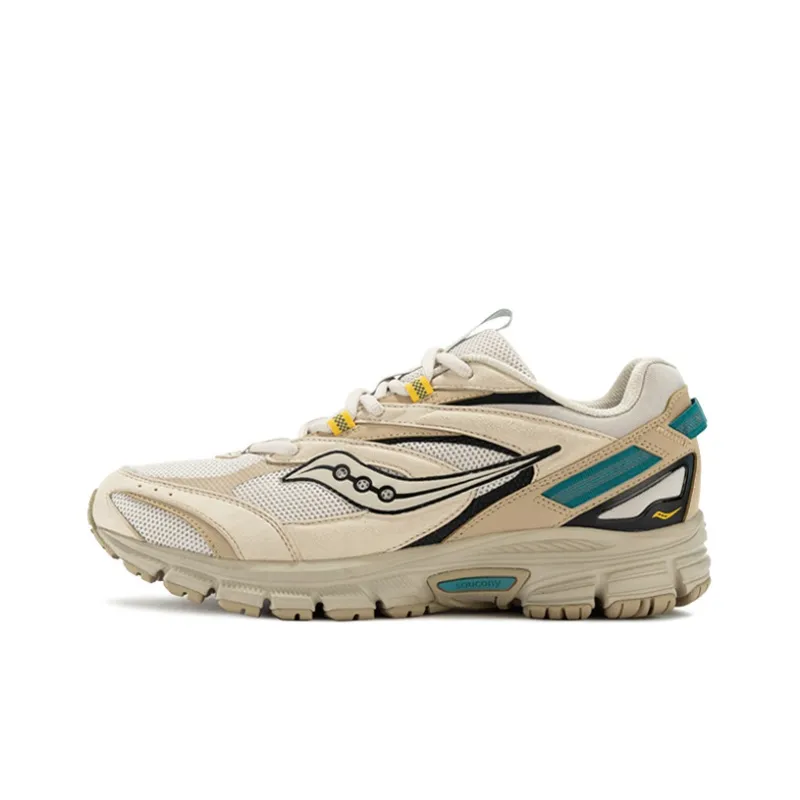 Saucony Cohesion 2K Classic 2K Cushioning Anti Slip And Wear Resistant Low Top Running Shoes Unisex Gray Brown-0