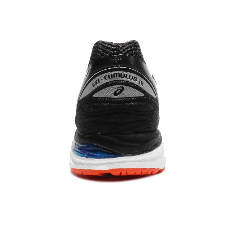 Asics Gel-Cumulus 18 Wear-Resistant Low-Top Running Shoes Men's Gray Black-2