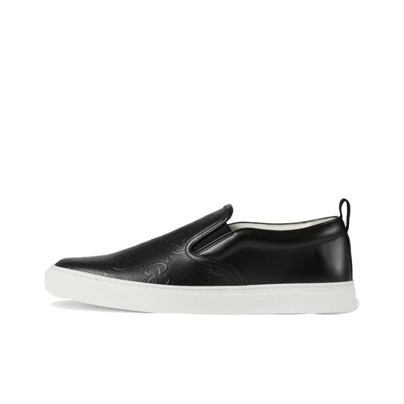 GUCCI Slip On 'GG Embossed Black'-0
