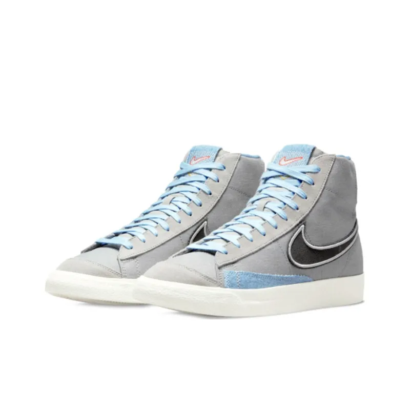 Nike Blazer Mid Grey Denim-2