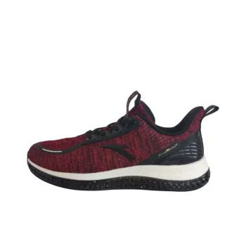 Anta Running Collection Low Top Running Shoes Men's Black Red Gold