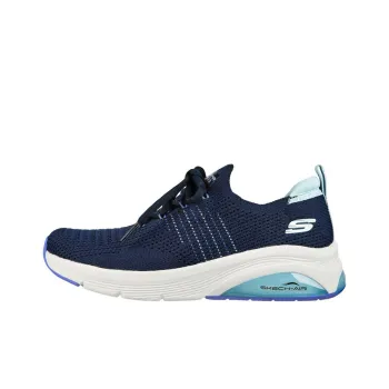Skechers SKECH-AIR EXTREME 2.0 Cushioning Anti-Slip Wear-Resistant Breathability Low-Top Running Shoes Women's Navy
