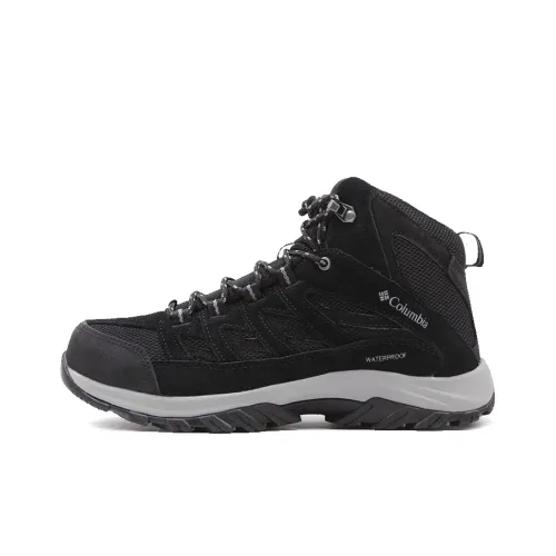 Columbia Hiking / Trekking Shoes Men Mid-Top Black