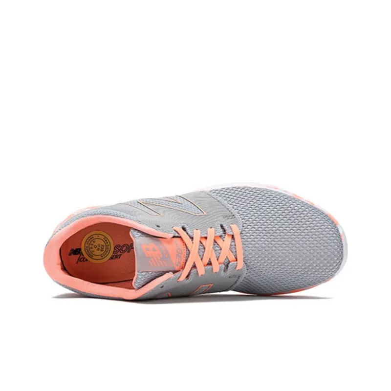 New Balance NB 530 Cushioning, Slip Resistant, And Abrasion Resistant Low Top Running Shoes Women's Gray Pink-2
