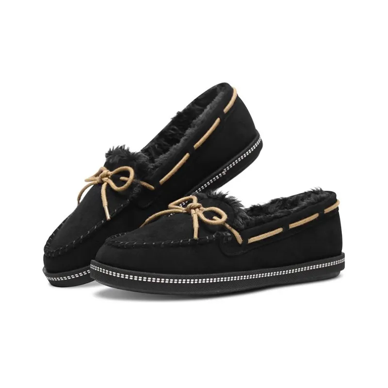 Skechers Cozy Campfire Low Top Slip on Shoes Black Women's-2