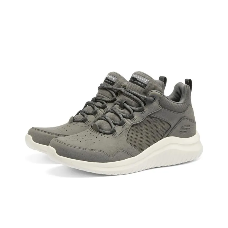 Skechers Ultra Flex 2.0 Anti Slip Wear Resistant Low Top Casual Shoes Men's Charcoal Gray-2