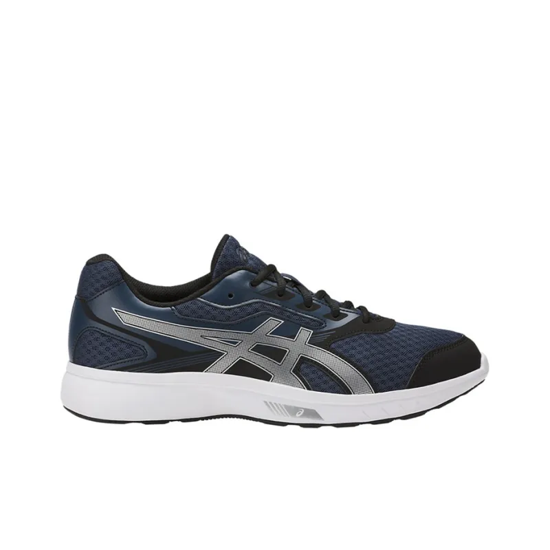 Asics Wear-Resistant Low-Top Running Shoes Men's Blue Silver-1