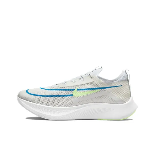 Nike Zoom Fly 4 Summit White Imperial Blue Lime Glow