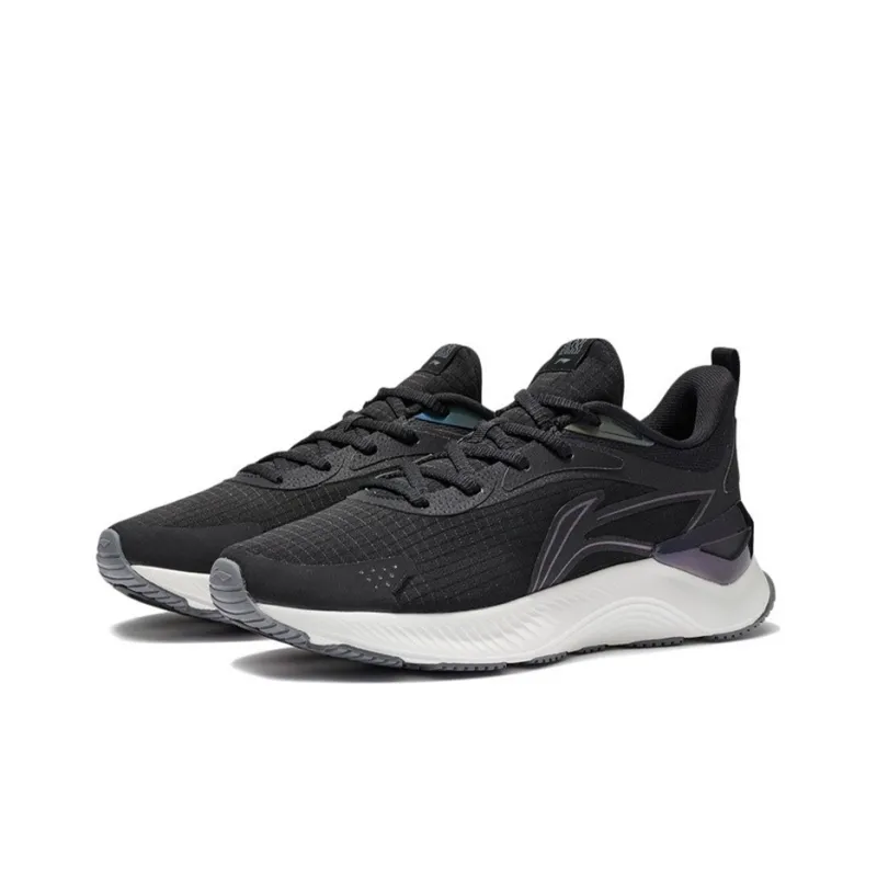 LINING Running Collection Running Shoes Women's Low Top Black/White-2
