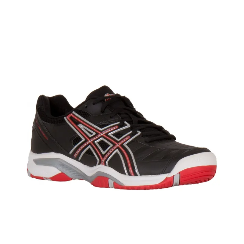 Asics Gel-Challenger 9 Wear-Resistant Low-Top Running Shoes Men's Black Red-2