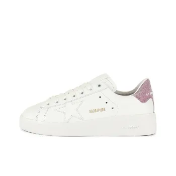 Golden Goose Purestar Stylish Skateboarding Shoes Women's White