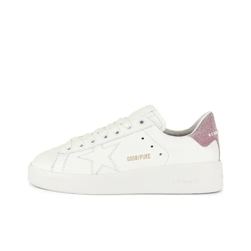 Golden Goose Purestar Stylish Skateboarding Shoes Women's White