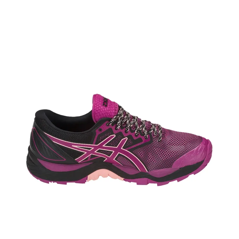 Asics GEL-FujiTrabuco 6 Running Shoes Women's Low-Top Purple/Black-1