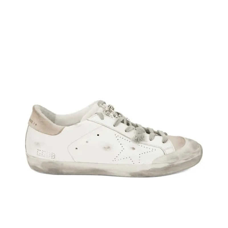 Golden Goose Super Star Stylish Skateboarding Shoes Women's White-1