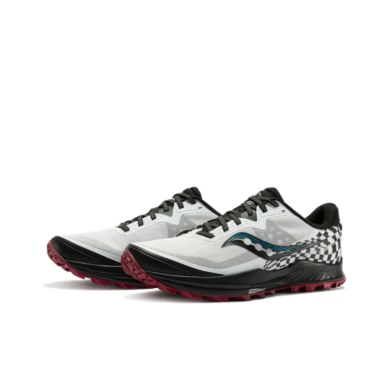 Saucony Peregrine Falcon 11 Running Shoes Men Low-Top White/Black-2