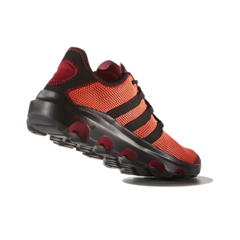 Adidas Climacool 2.0 Windy Anti-Slip Wear-Resistant Low-Top Outdoor Shoes Men's Red Black-3