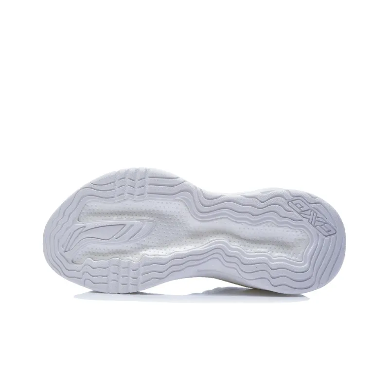 LiNing Exceed 5 Anti Slip And Wear Resistant Lightweight Low Top Running Shoes Women's White-5