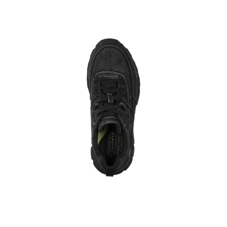 Skechers Respected Running Shoes Men Low-Top Black-2
