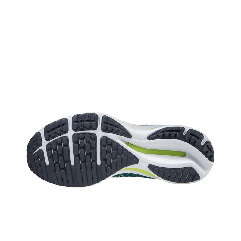 Mizuno Wave Rider 25 Cushioning Abrasion Resistant Breathable Rebound Low Top Training Running Shoes Men's Green-4