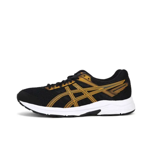 Asics Gel-Contend 5 B Wear-Resistant Low-Top Running marat Men's Black Orange