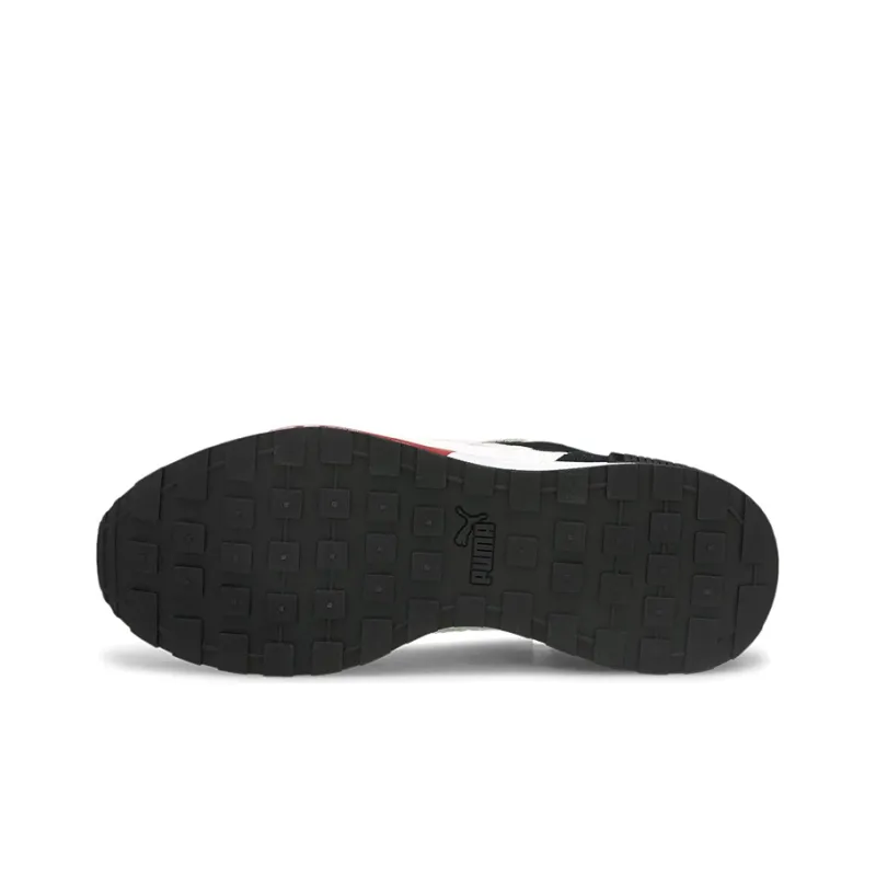 PUMA Graviton Pro Cushioning Anti-Slip And Wear-Resistant Low-Top Running Shoes Unisex Black White Red-4