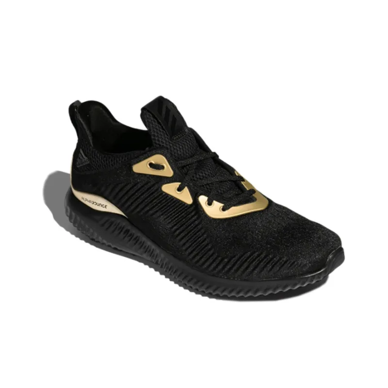 Adidas Alphabounce 1 Black Gold Metallic-2