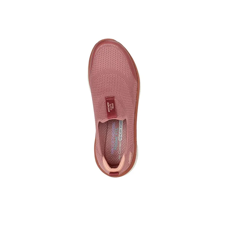 Skechers D'lux Walker Casual Shoes Women's Low-Top Pale Dogwood-3